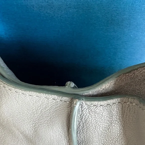 Lucky Brand Leather Shoulder Bag - Soft Green Sage - Picture 4 of 10